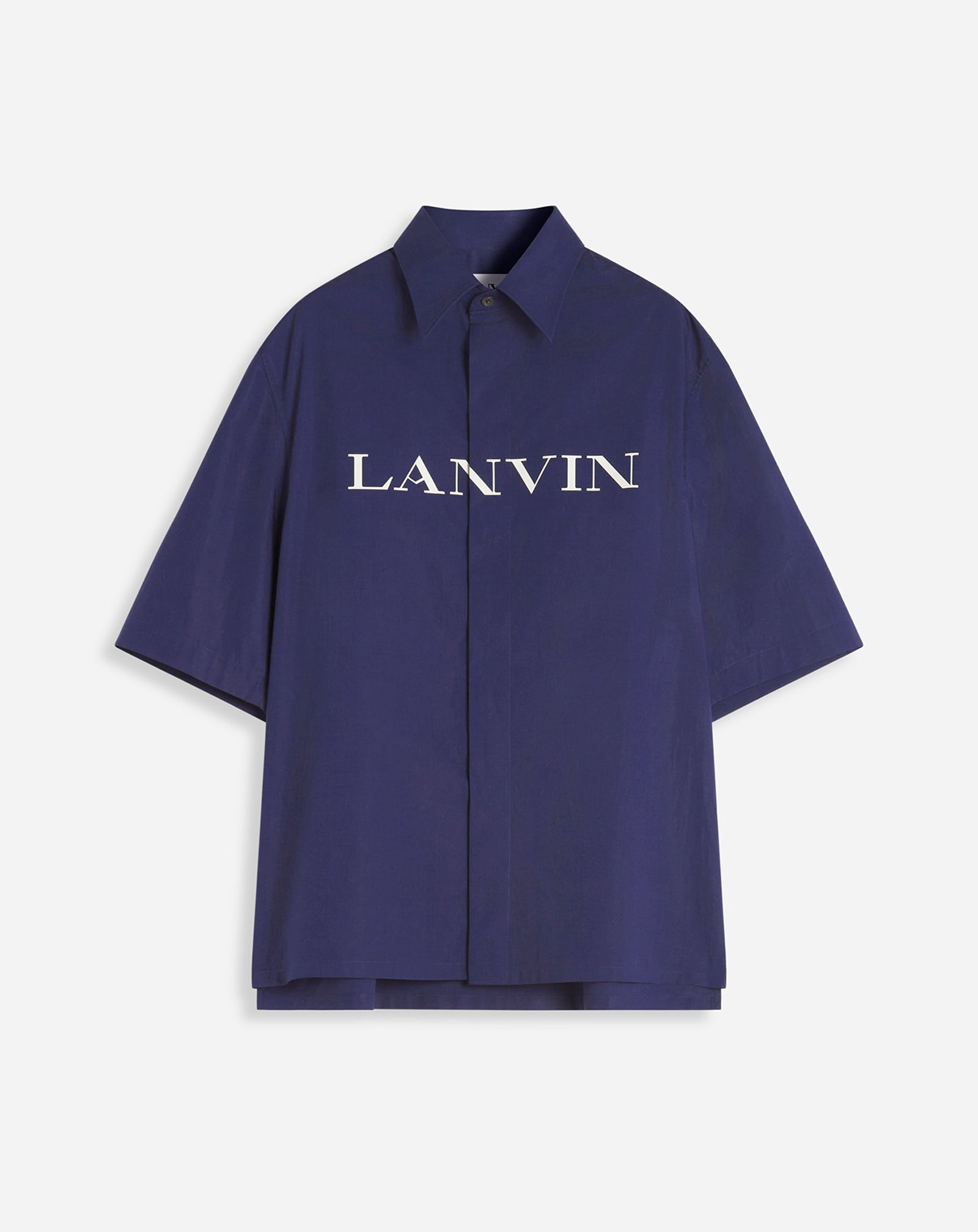 Lanvin gallery dept size 41 shops button up shirt 100% silk