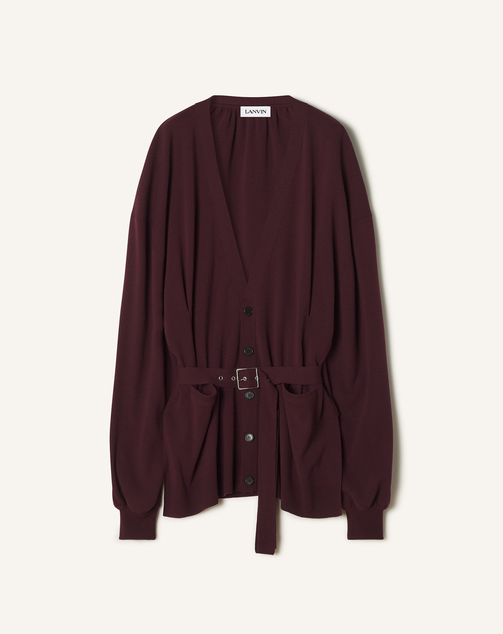 WOOL AND CASHMERE OVERSIZED CARDIGAN RW-CA0011-K065-H25355U