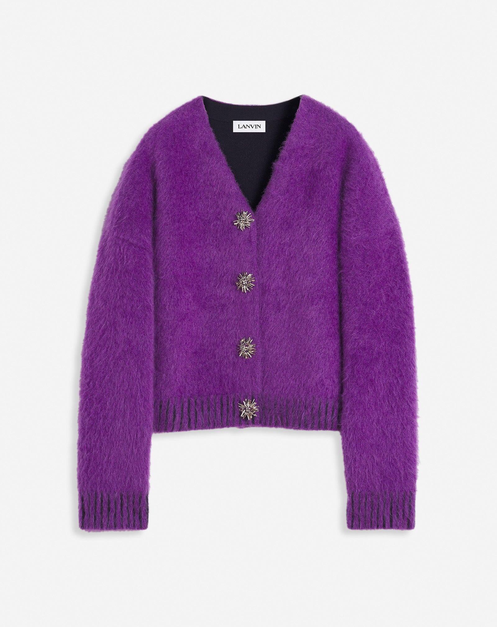 BRUSHED MOHAIR CARDIGAN
