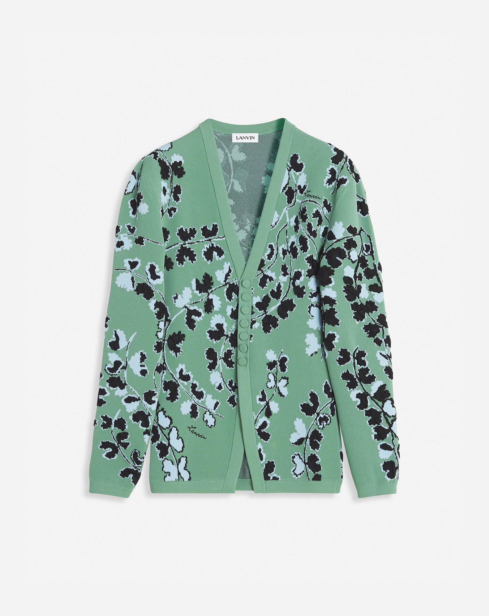 TAILORED JACQUARD CARDIGAN RW-CA0035-K056-P25414M