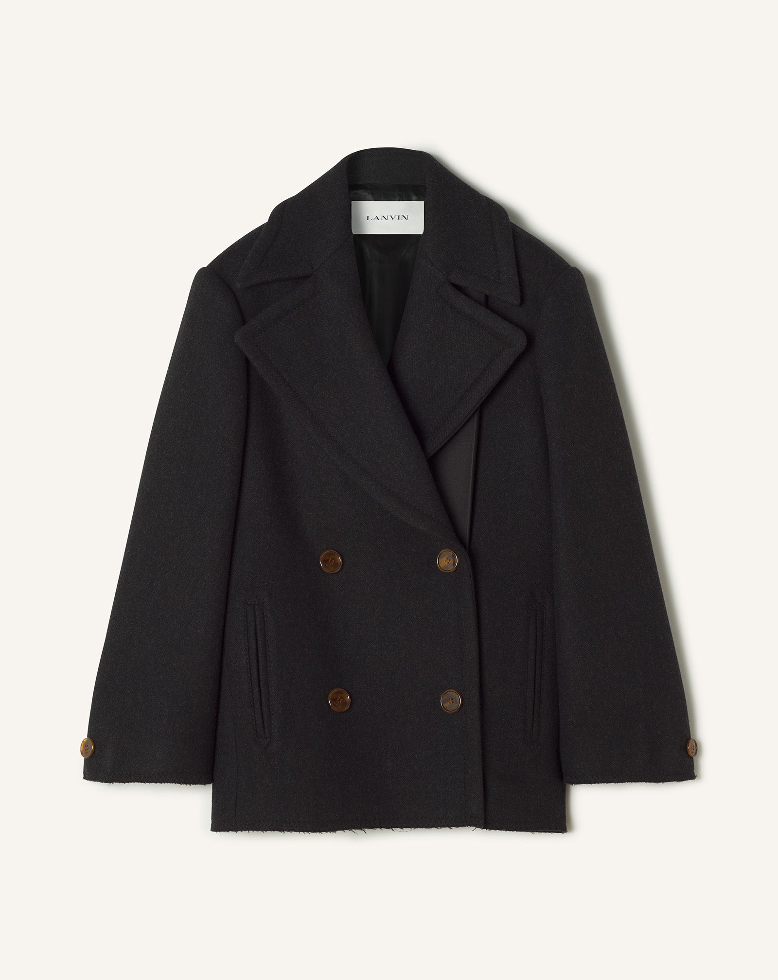 STRAIGHT PEACOAT