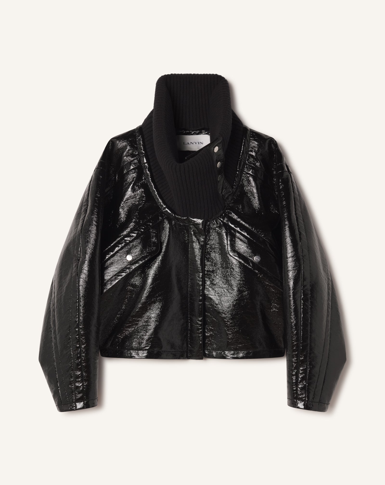 SHORT VINYL COAT