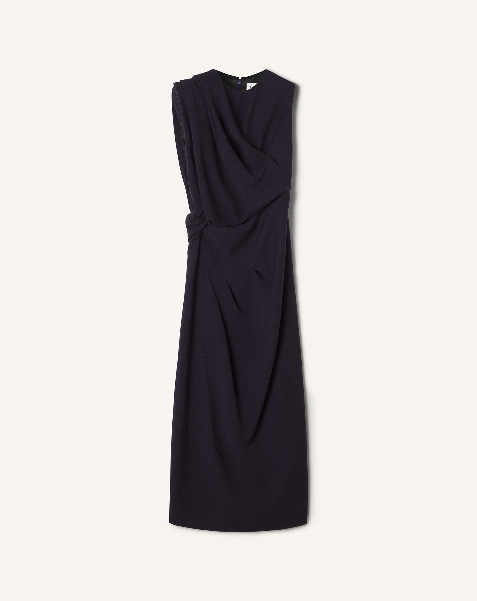 DRAPED SHOULDER DRESS