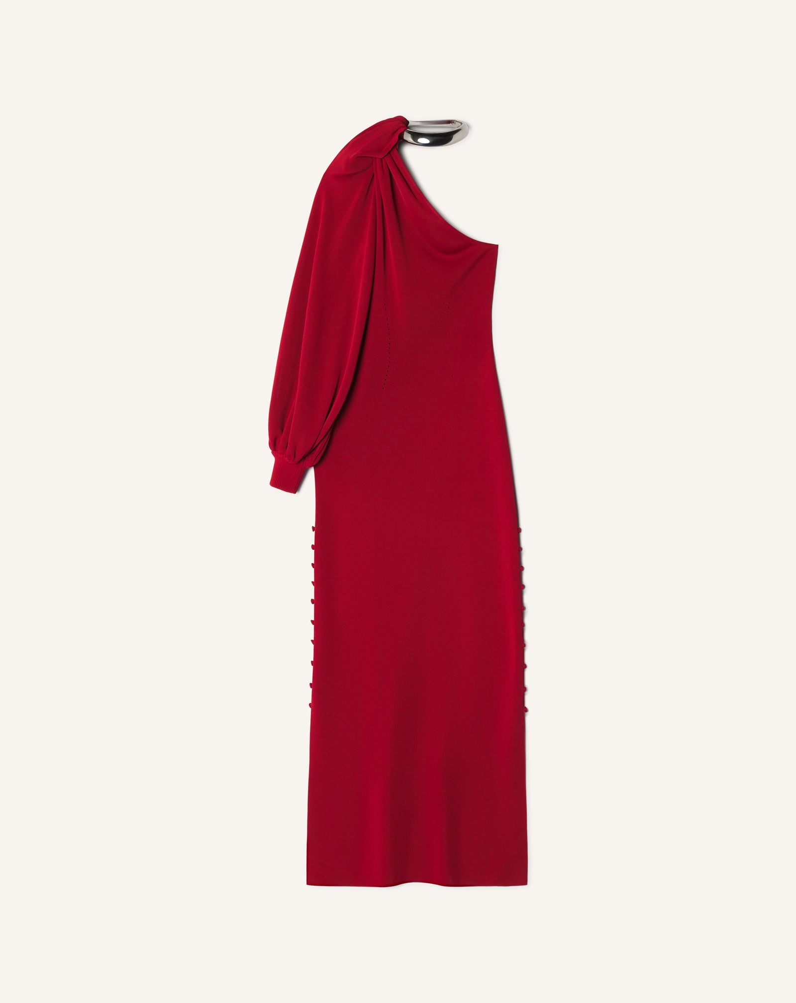 ASYMMETRICAL CHOKER DRESS IN VISCOSE