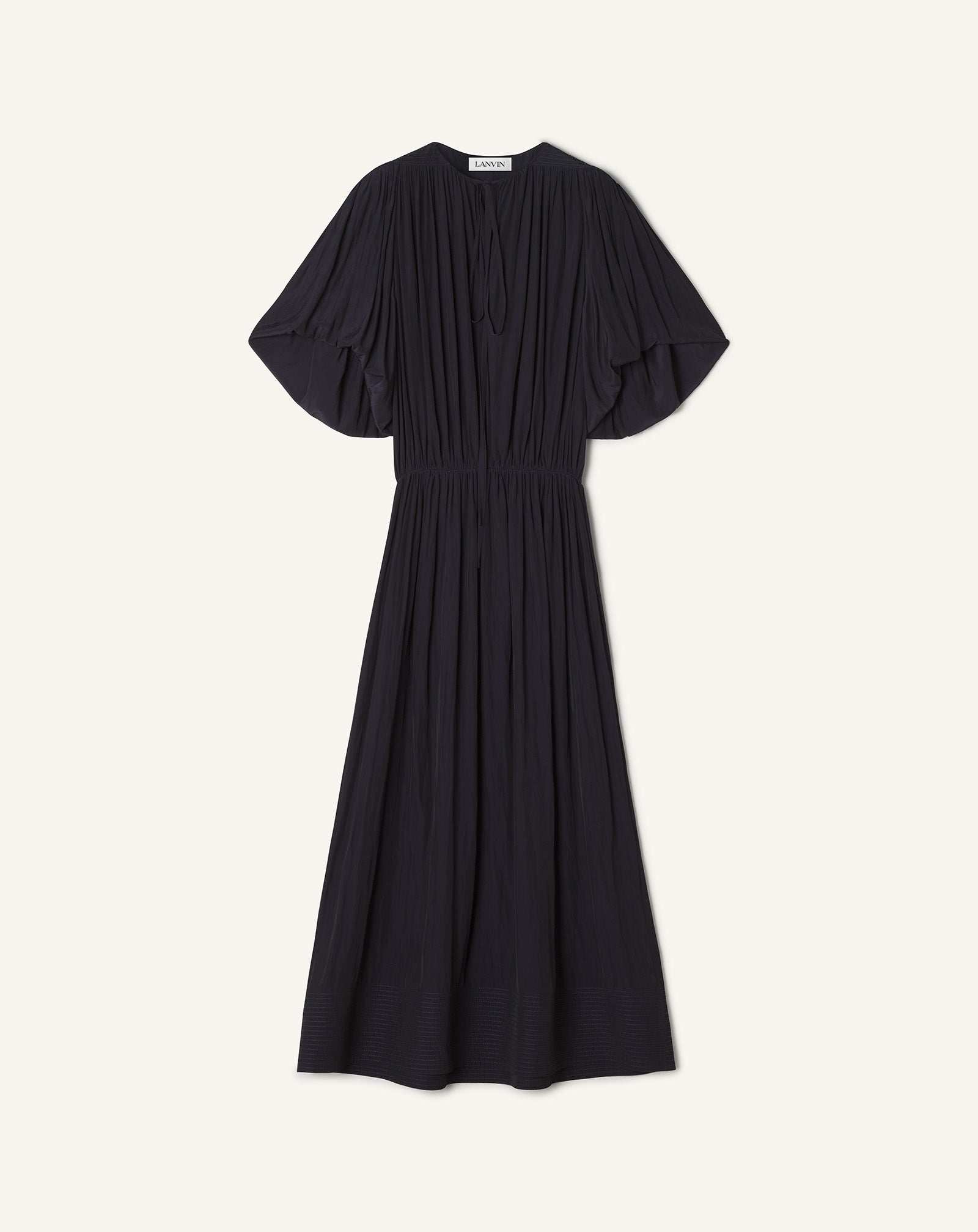 PUFF-SLEEVE DRESS
