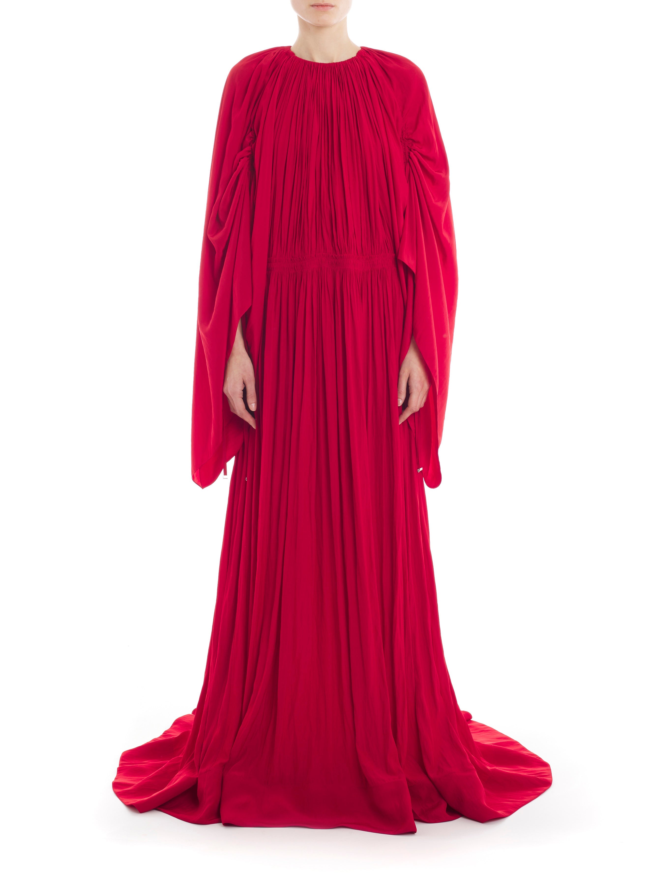 LONGSLEEVE PLEATED DRESS
