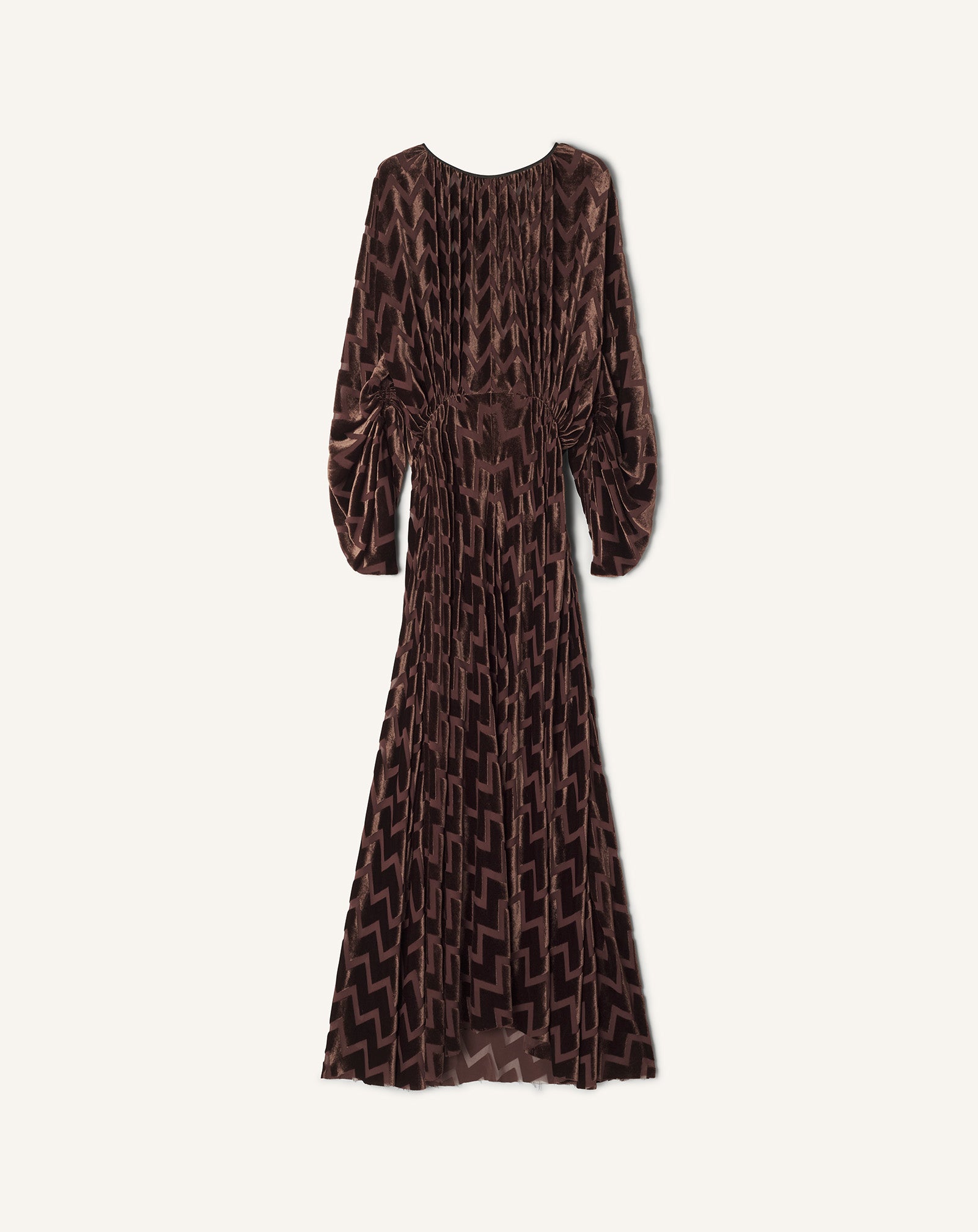 FITTED WAIST MIDI DRESS