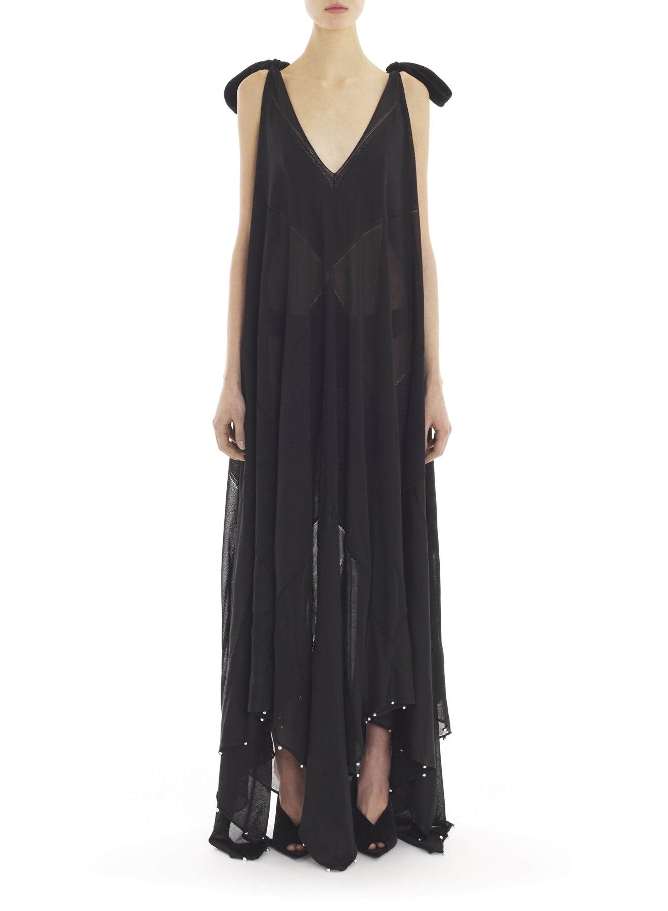 CRESSIDA - EMBROIDERED CUT DRESS