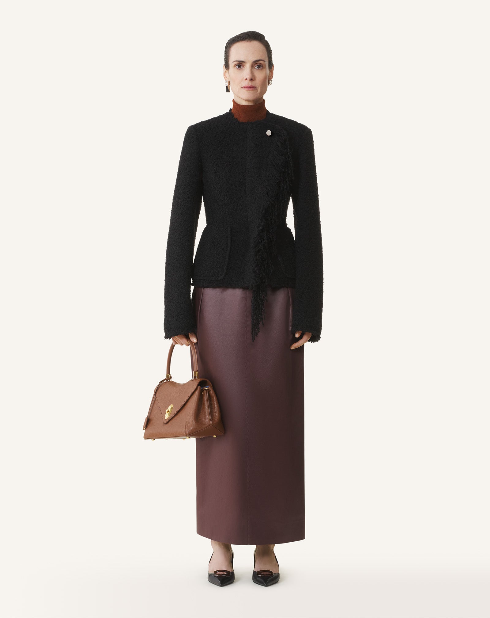 COLLARLESS JACKET