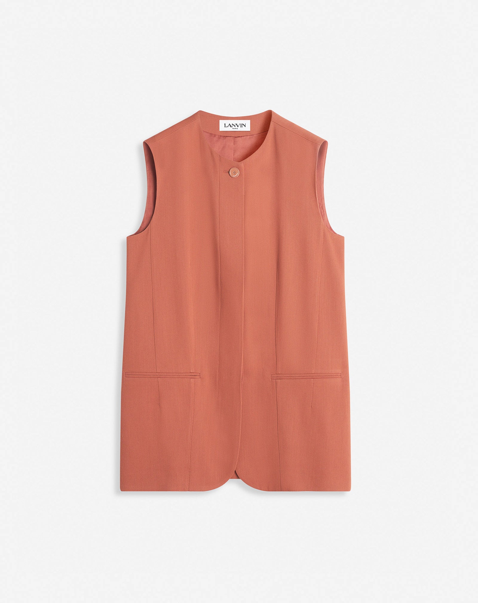 SLEEVELESS JACKET IN WOOL AND VISCOSE RW-JA0018-6076-E2555336