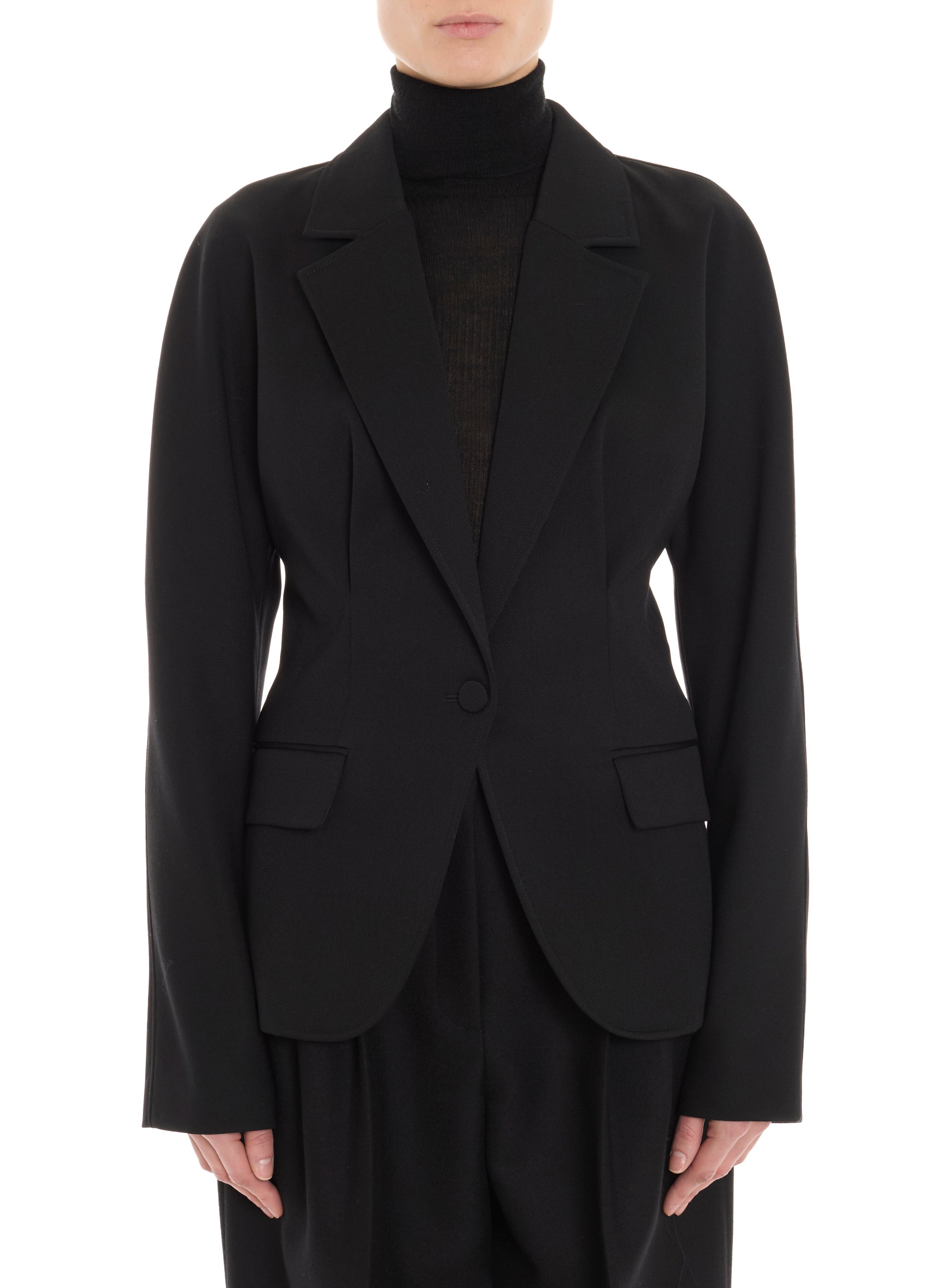 SINGLE-BREASTED TAILORED JACKET