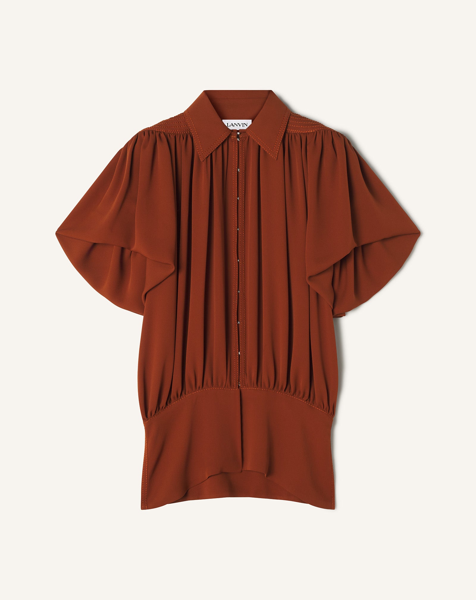 PUFF-SLEEVE TOP