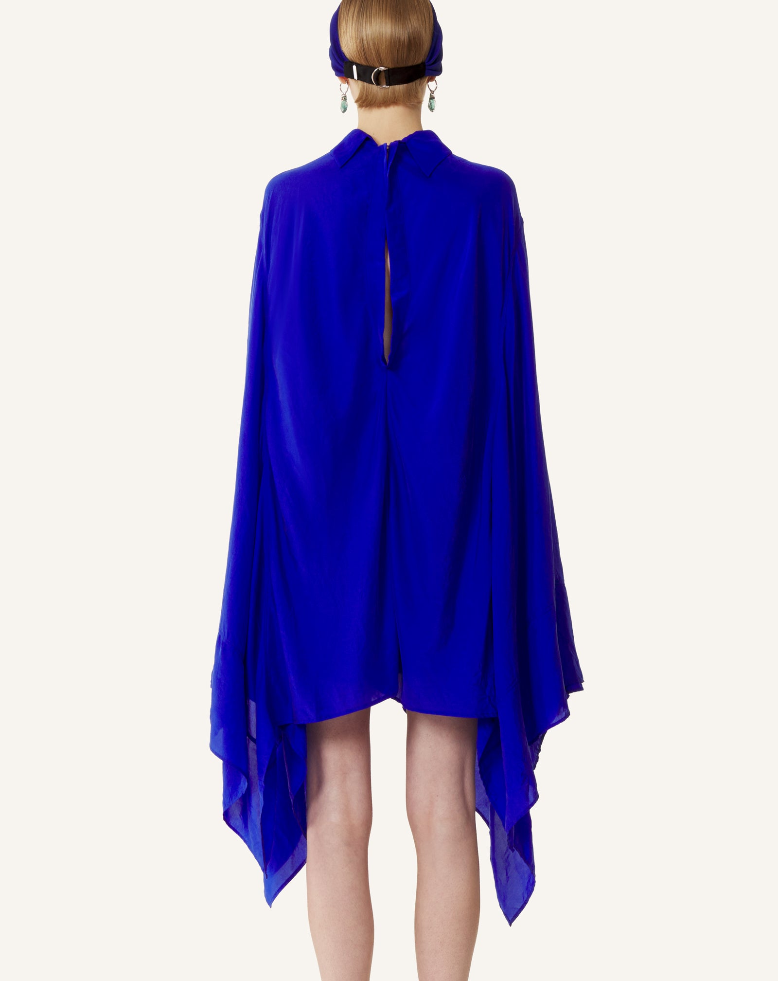Blue Silk Loose-fit Top | Lanvin