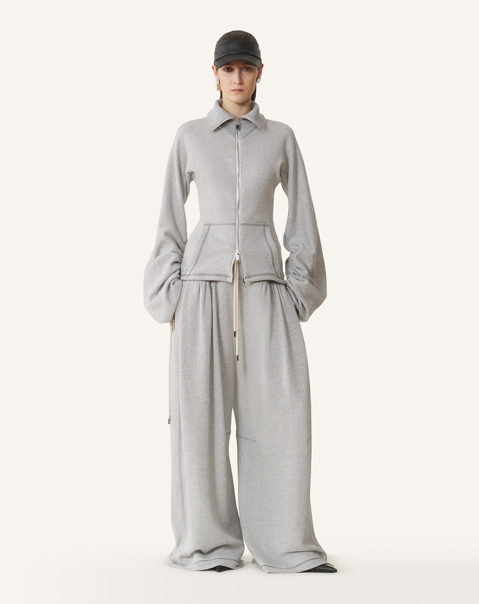 PEPLUM JOGGER PANTS