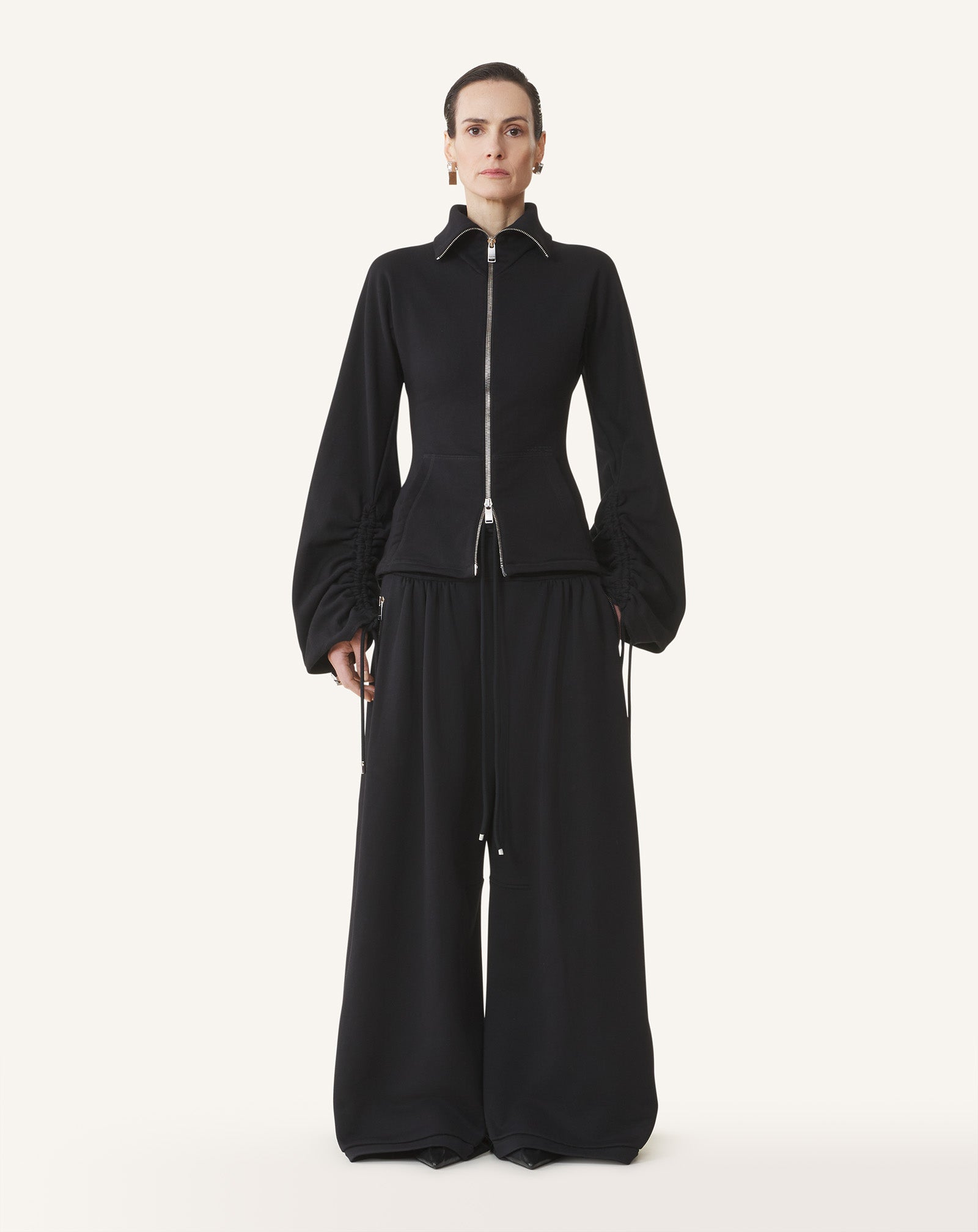 PEPLUM JOGGER PANTS