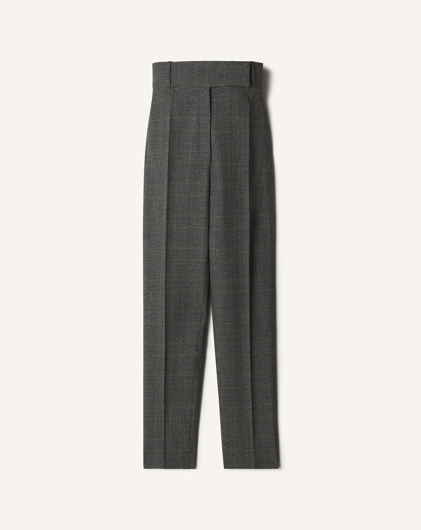 HIGH-WAISTED CIGARETTE PANTS