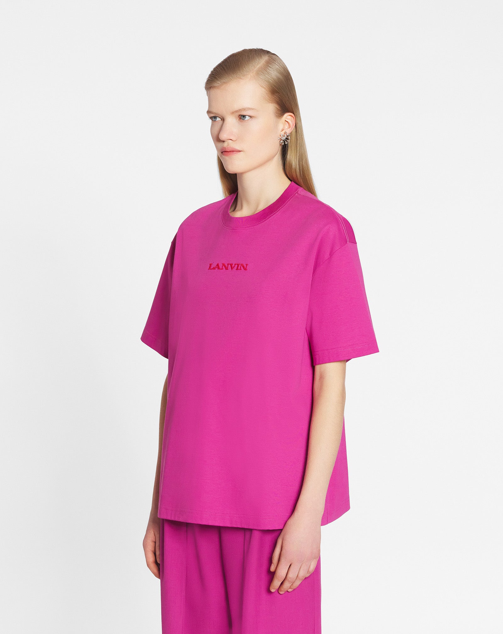 LANVIN EMBROIDERED T-SHIRT