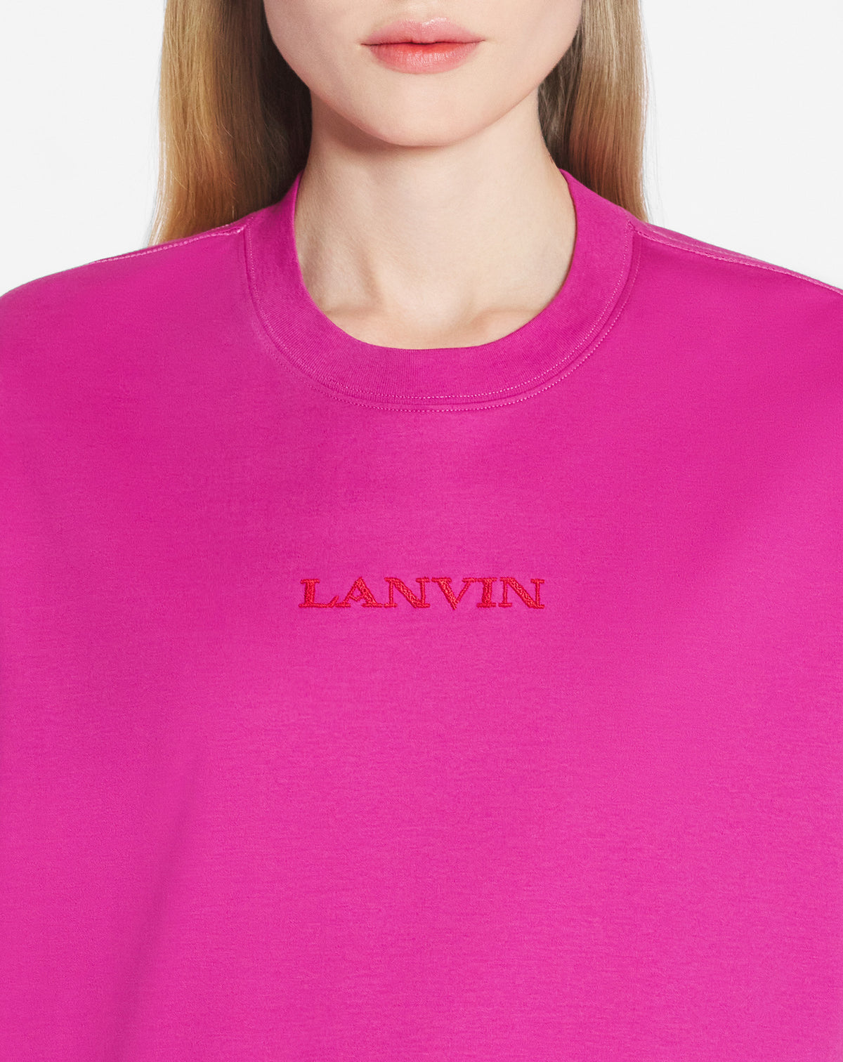 LANVIN EMBROIDERED T-SHIRT