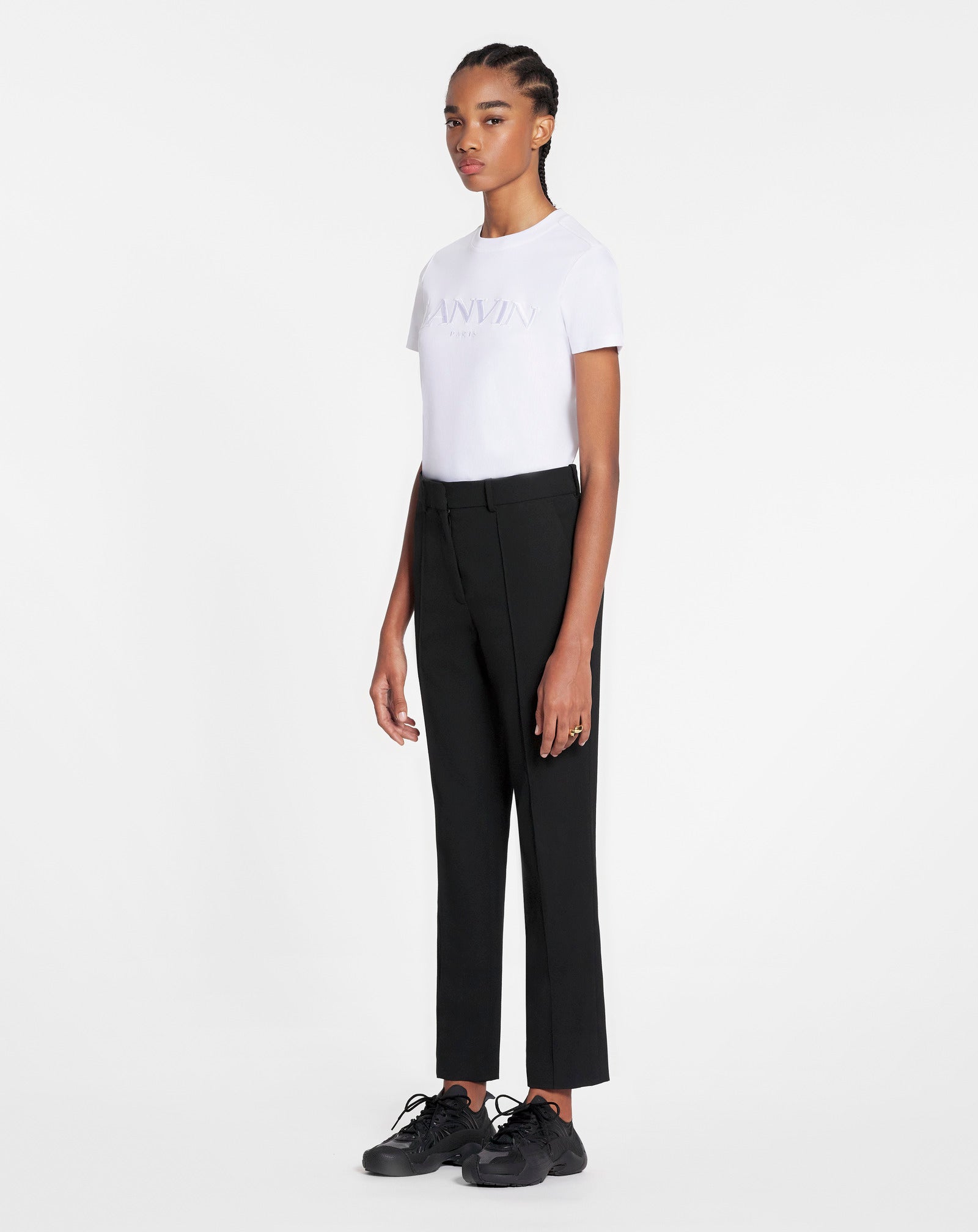 CLASSIC FIT LANVIN EMBROIDERED T-SHIRT