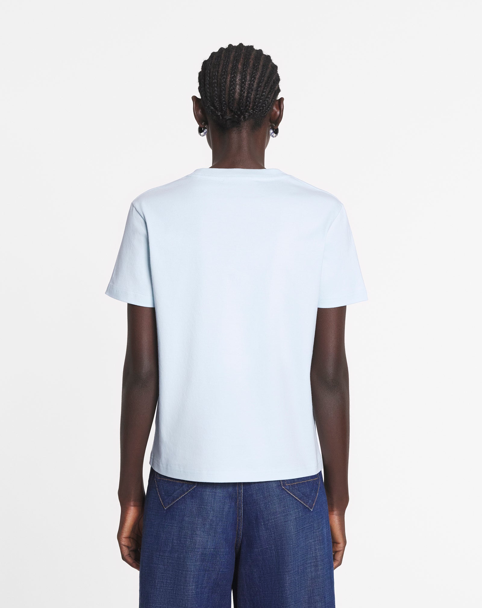 LANVIN EMBROIDERED SEQUIN T-SHIRT
