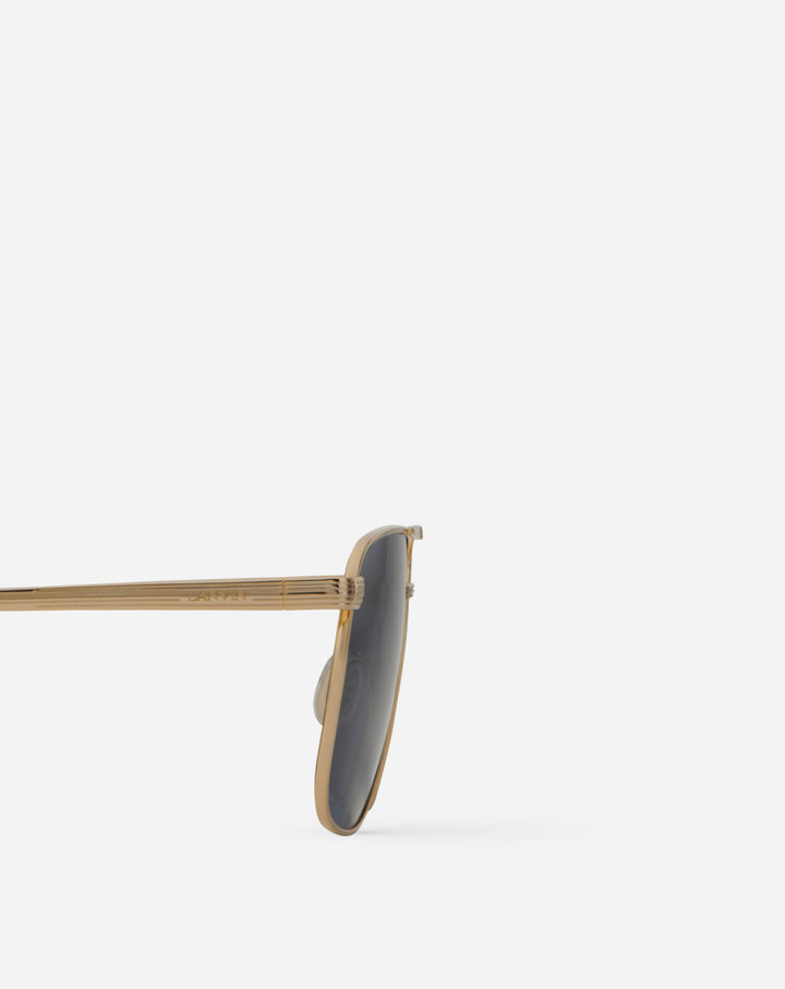 Saint Laurent Gold Navigator Sunglasses