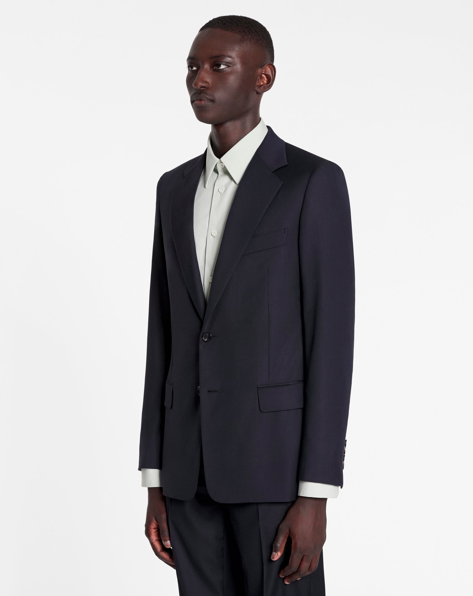 SINGLE BREASTED FLAP POCKETS JACKET