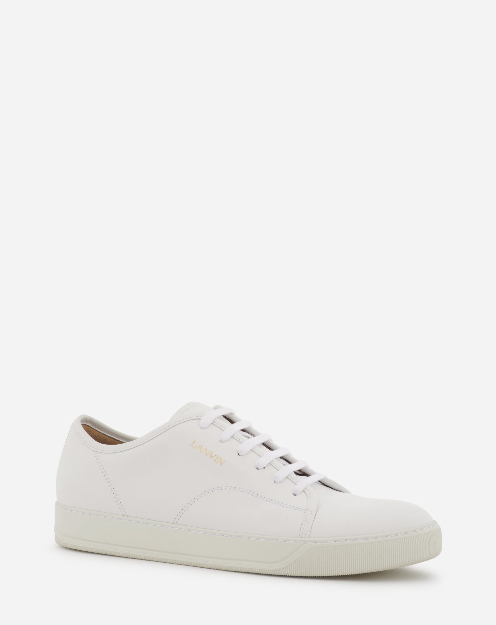 LEATHER DBB1 SNEAKERS WHITE – LANVIN