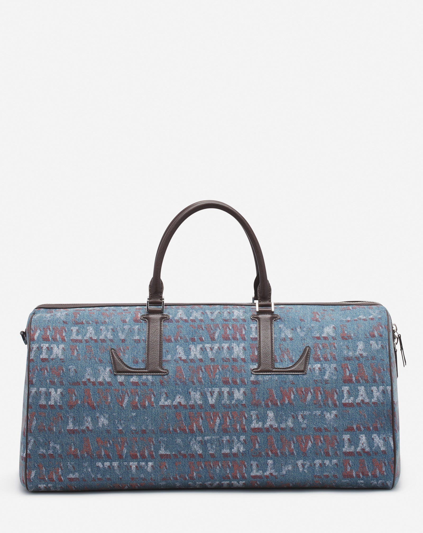 Lanvin X Future Denim Travel Bag With Lanvin Logo Print Lanvin LANVIN