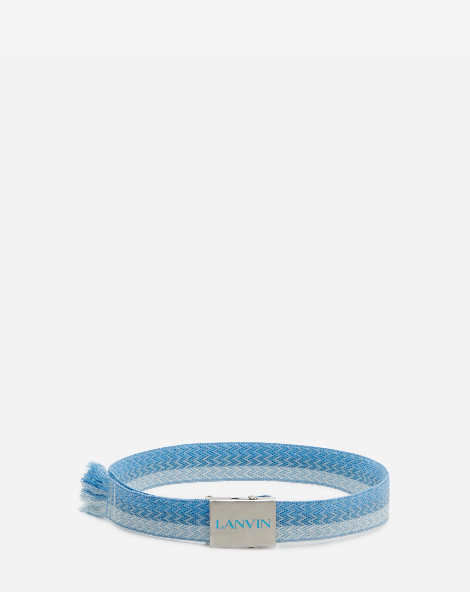 Polyester weave CURB belt , BLUE