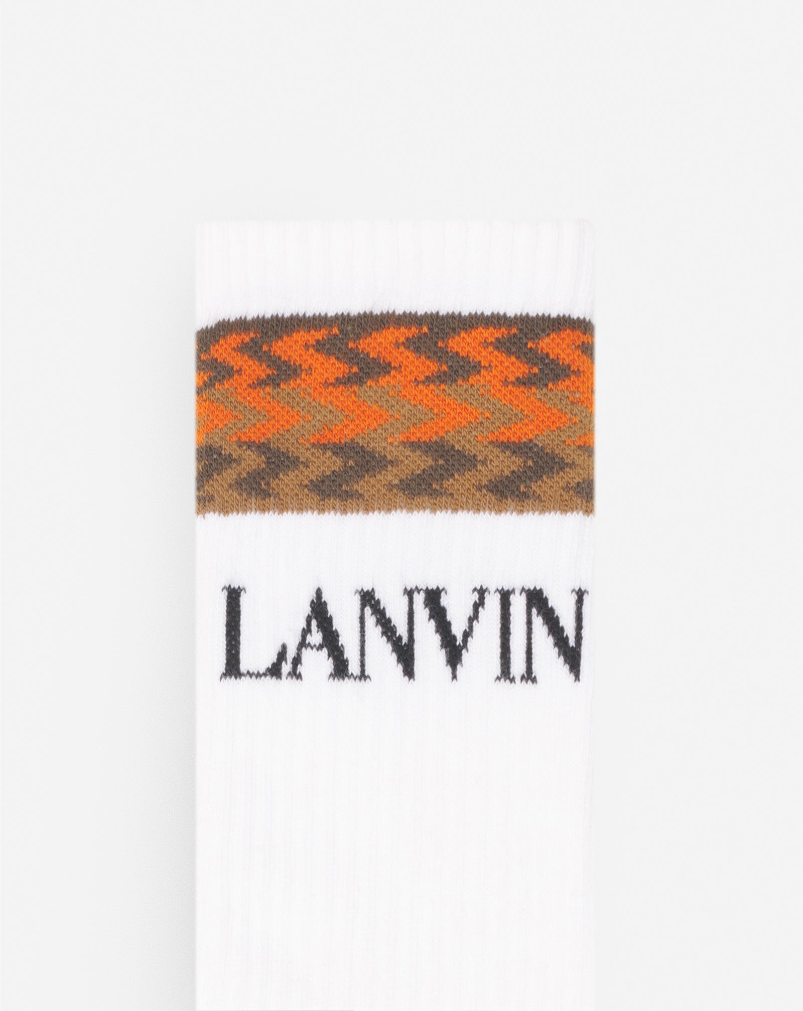 Lanvin Socks With Print in White for Men