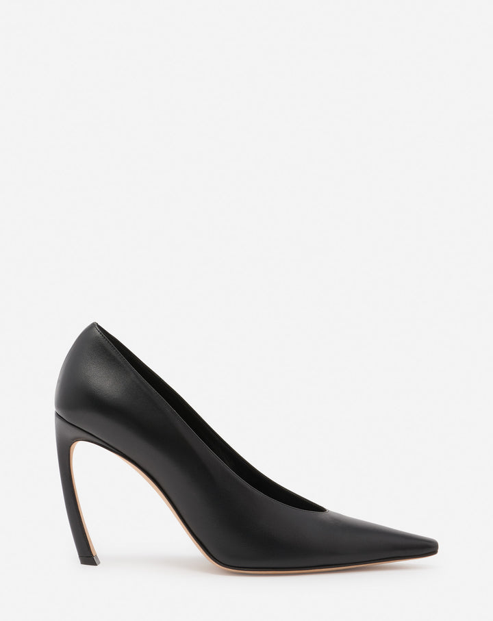 LEATHER SWING PUMPS