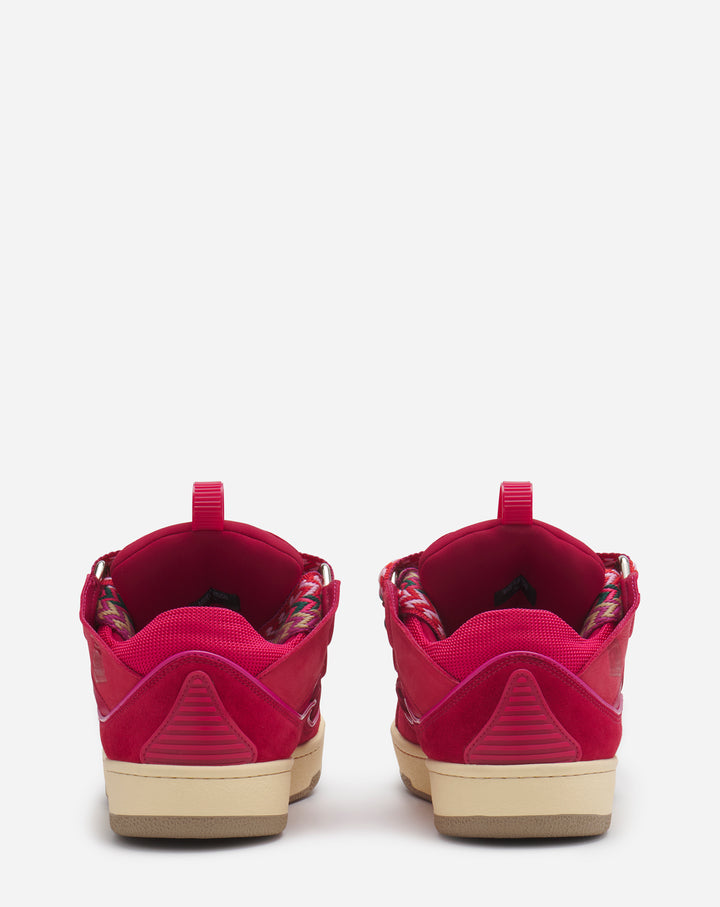 LEATHER CURB SNEAKERS