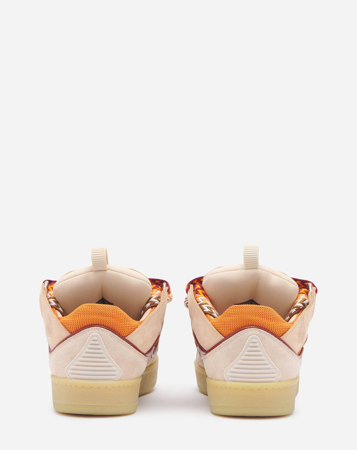 LEATHER CURB SNEAKERS