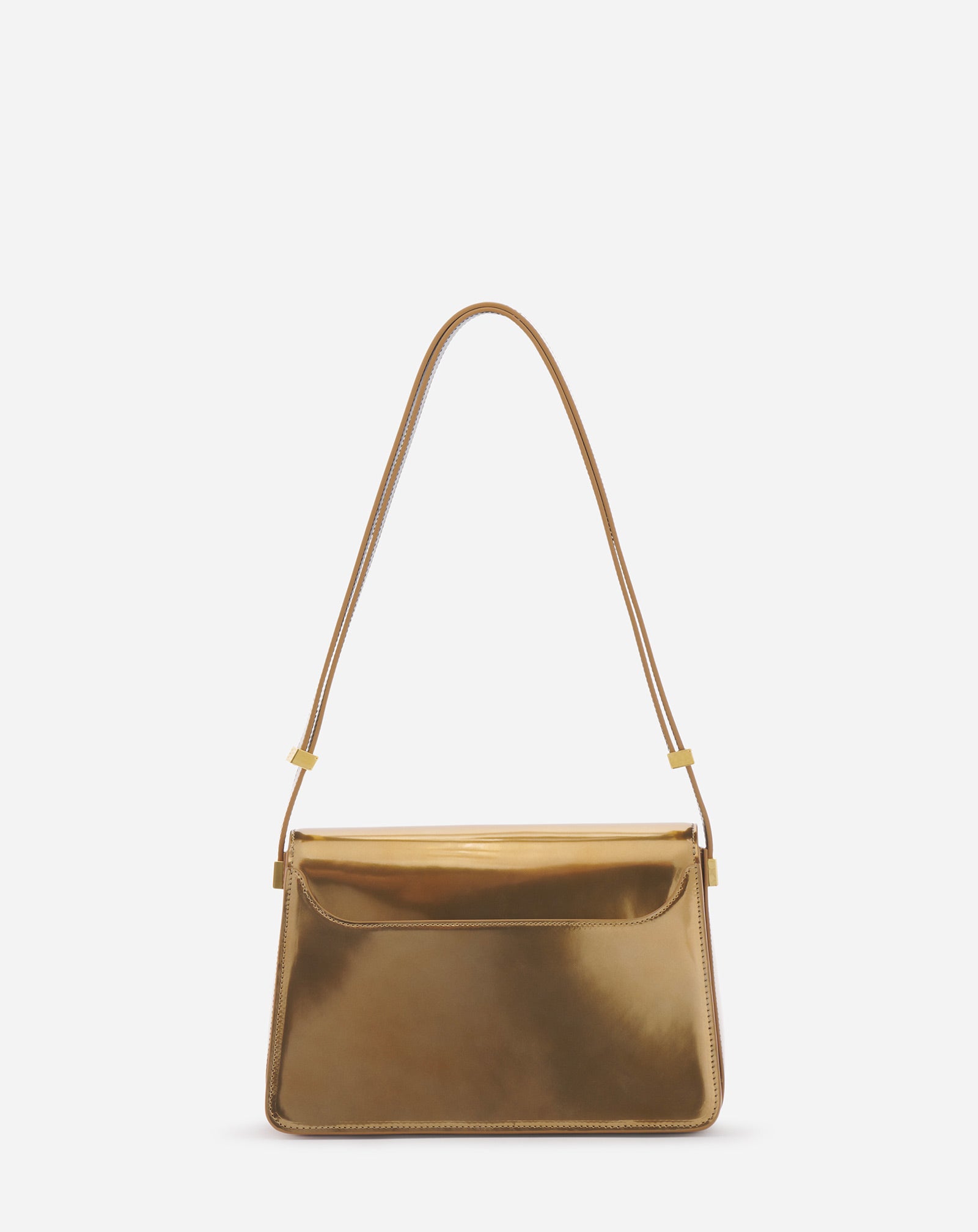 SMALL CONCERTO BAG IN METALLIC LEATHER