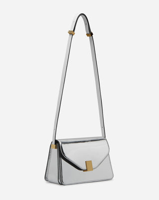  PM CONCERTO BAG IN METALLIC LEATHER, 