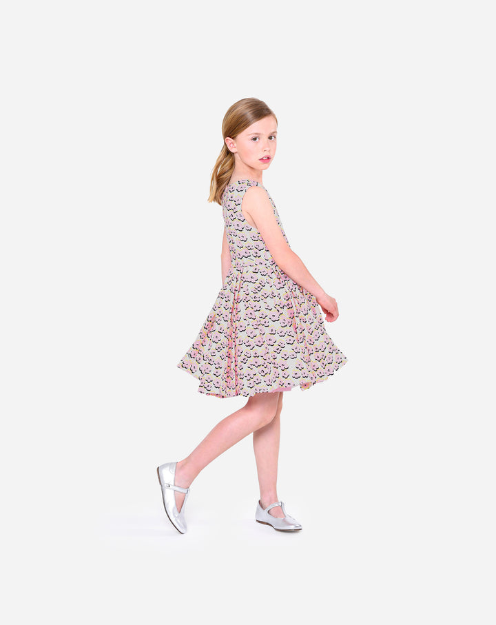 PRINTED PARTY DRESS