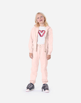 HOODED ZIPPED SWEATSHIRT