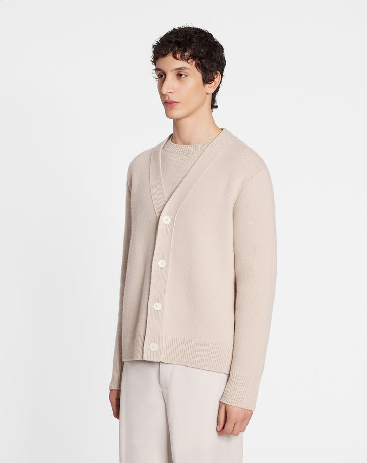 WOOL AND CASHMERE CARDIGAN
