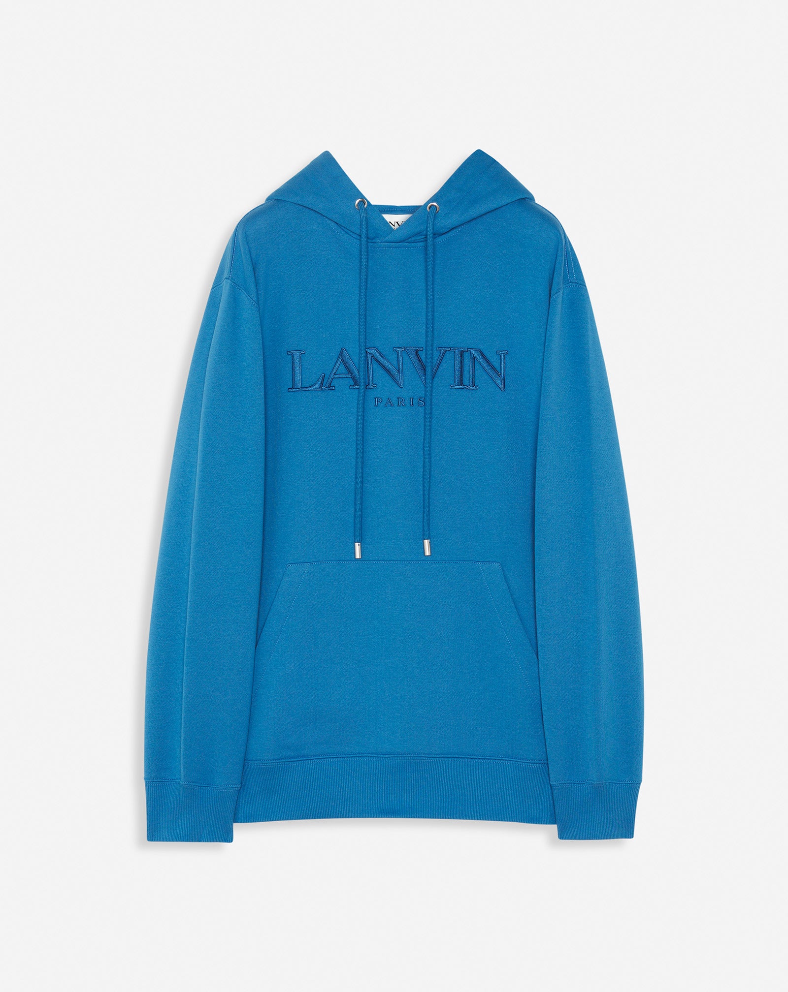 OVERSIZED EMBROIDERED LANVIN PARIS HOODIE