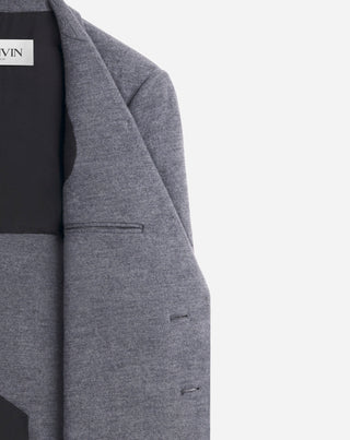 SINGLE-BREASTED PATCH POCKETS JACKET