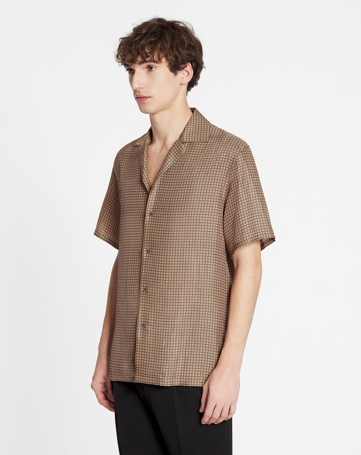 PRINTED BOWLING SHIRT