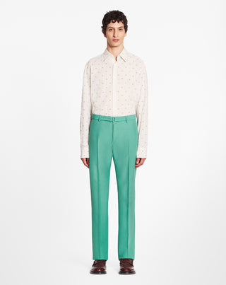 EMBROIDERED CLASSIC SHIRT, MILK