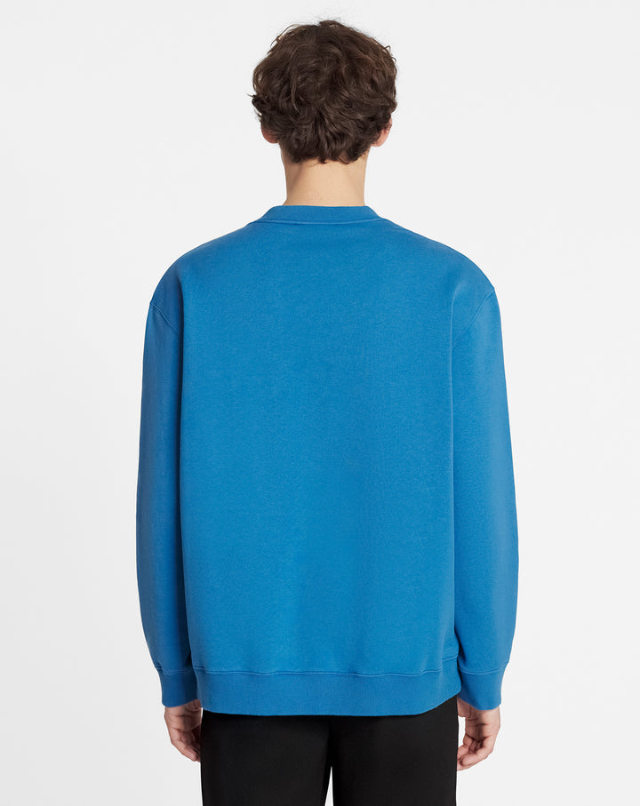 OVERSIZED EMBROIDERED LANVIN PARIS SWEATSHIRT