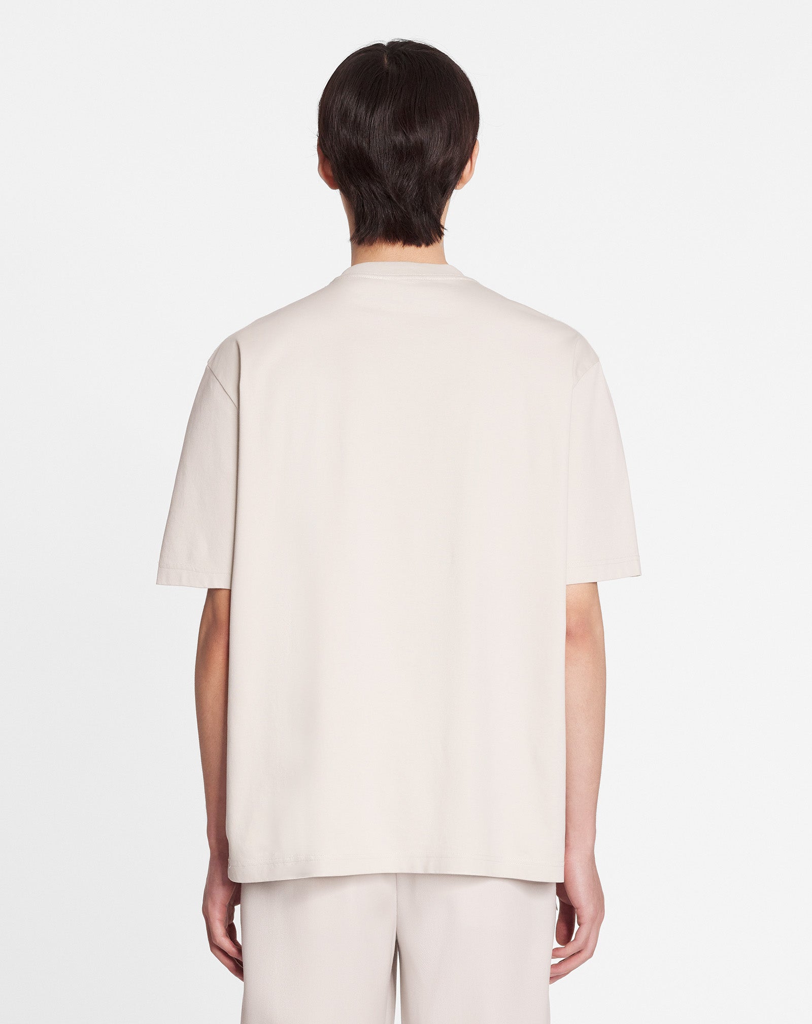 CLASSIC LANVIN PARIS EMBROIDERED T-SHIRT