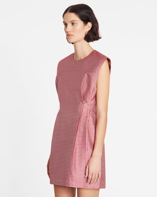 FITTED PRINTED MINI DRESS