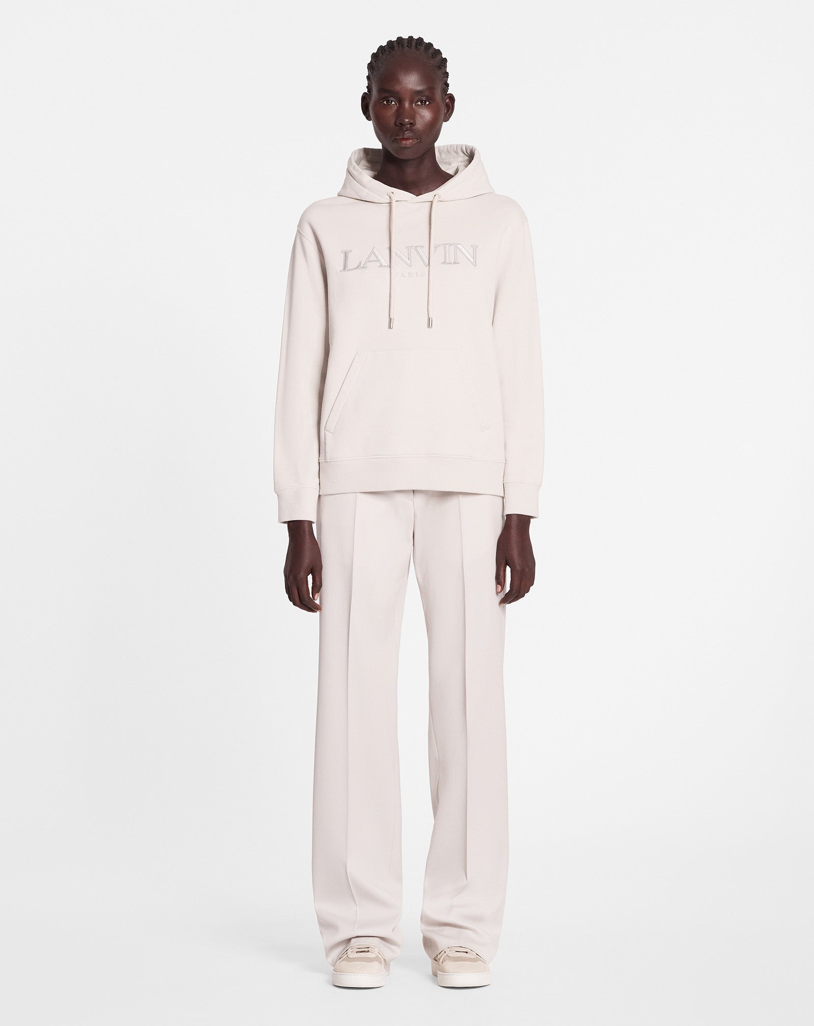 Classic embroidered lanvin paris hoodie