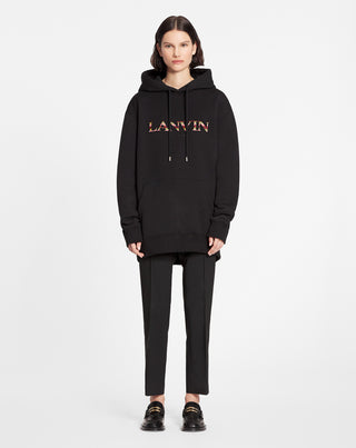 OVERSIZED EMBROIDERED CURB HOODIE