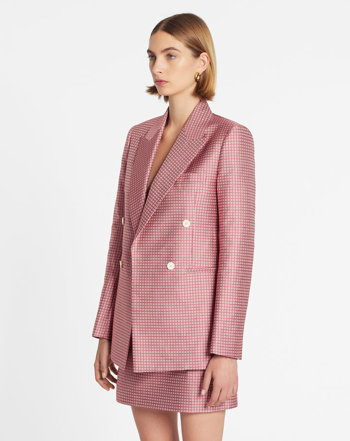 PRINTED DOUBLE-BREASTED JACKET