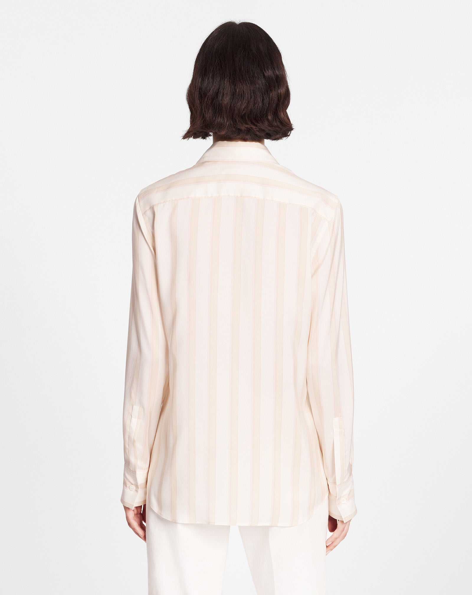 CLASSIC STRIPED SILK SHIRT
