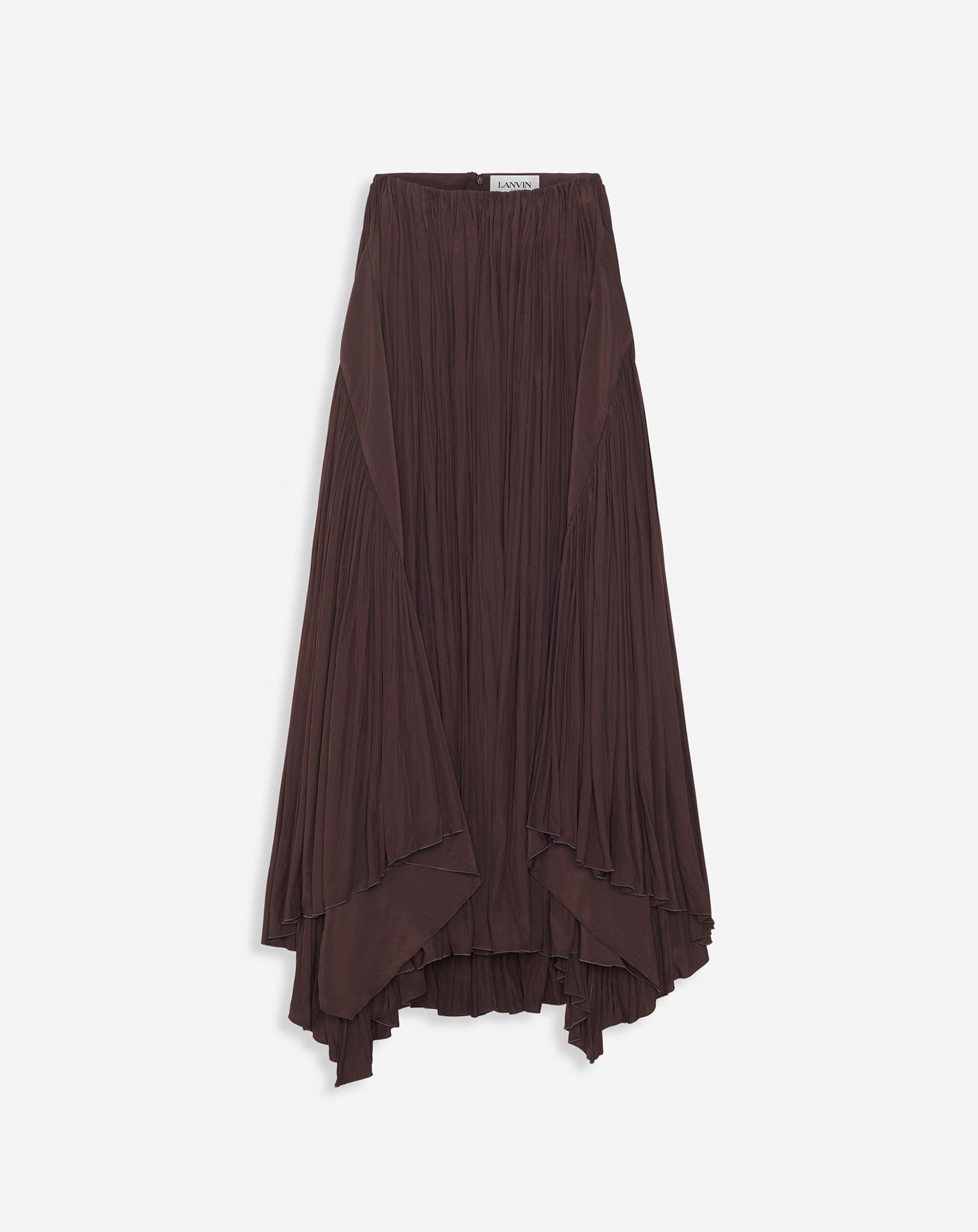 Long asymmetric skirt